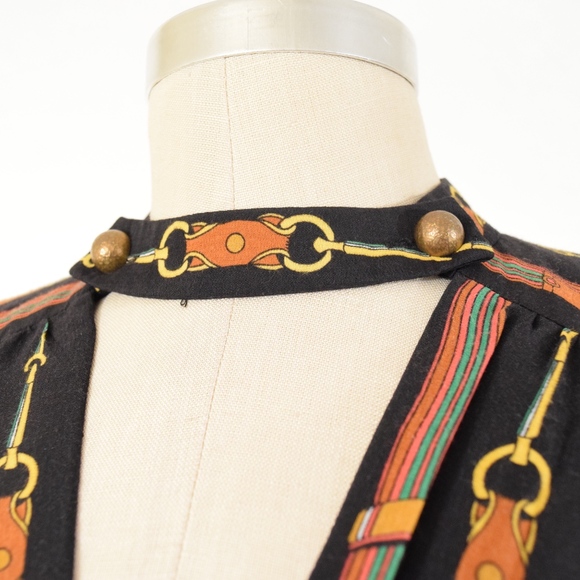 ❌SOLD❌Nanette Lepore High-Neck Belt-Buckle Mini Dress - Picture 5 of 7